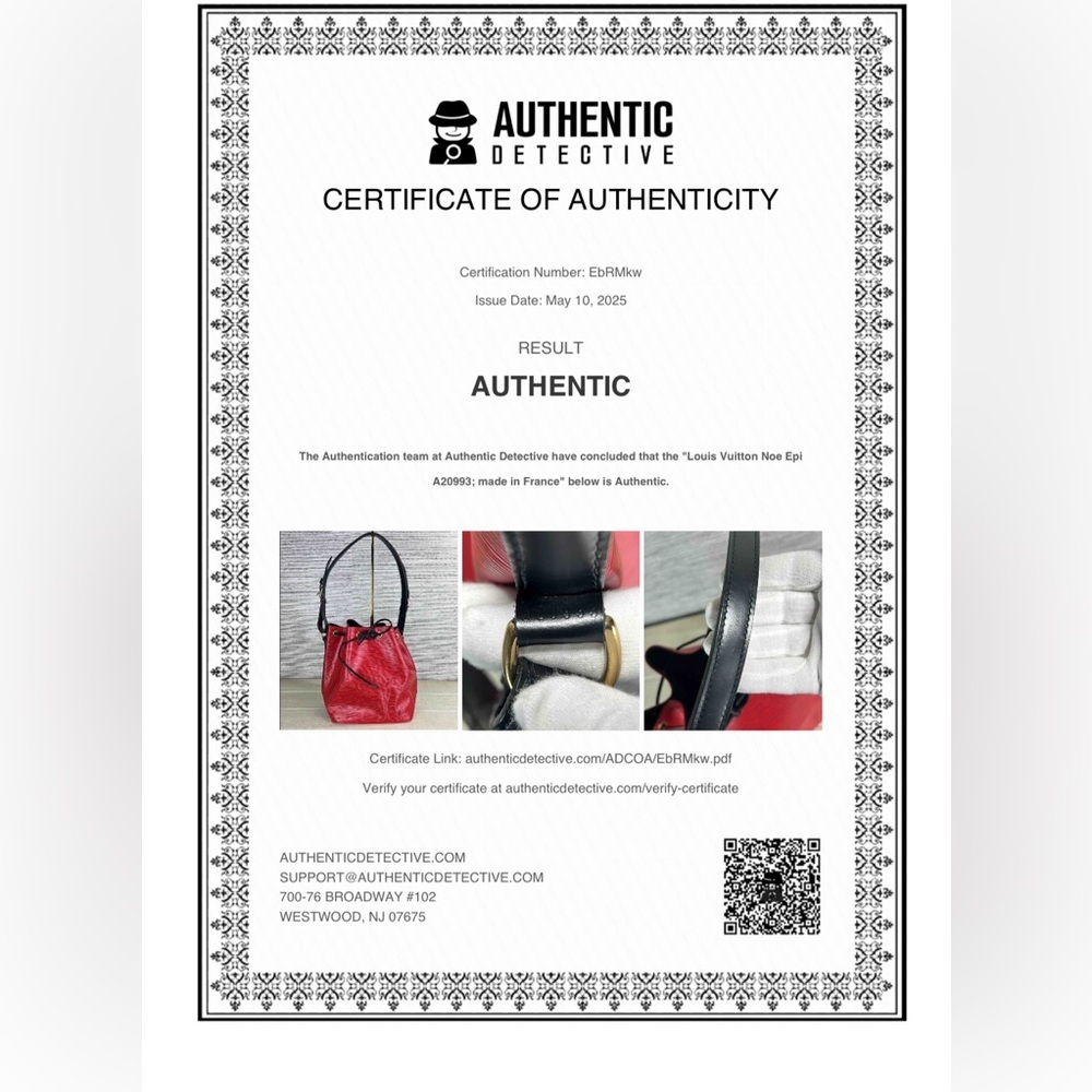 LOUIS VUITTON Epi Petit Noe Shoulder Bag - Picture 13 of 13